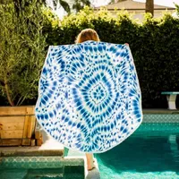 Enchante Home Indigo Quick Dry Beach Towel