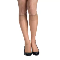 Hanes® Silk Reflections® 2-pk. Knee-High Sandalfoot Hosiery