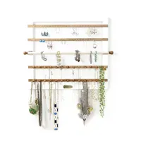 Hives & Honey Wall Mounted White Jewelry Accessory Frame