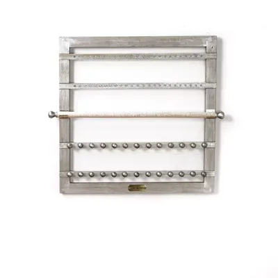 Hives & Honey Wall Mounted Silver Jewelry Accessory Frame