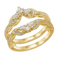 Womens / CT. T.W. Natural White Diamond 14K Gold Ring Guard