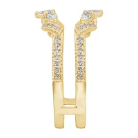 Womens / CT. T.W. Natural White Diamond 14K Gold Ring Guard