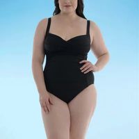 Sonnet Shores Womens One Piece Swimsuit Plus