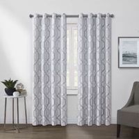Regal Home Walker Light-Filtering Grommet Top Single Curtain Panel