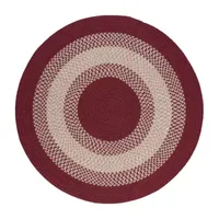 Colonial Mills American Spirit Banded Braided Reversible Indoor Round Accent Rug