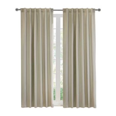 Baxter Rod Pocket Back Tab Energy Saving 100% Blackout Single Curtain Panels