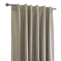 Baxter Energy Saving 100% Blackout Rod Pocket Back Tab Single Curtain Panel