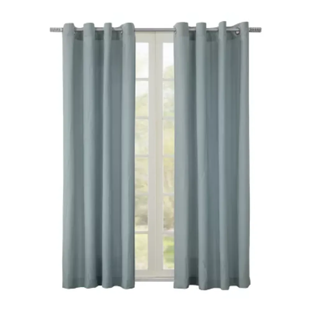 Harmony Light-Filtering Grommet Top Single Curtain Panel