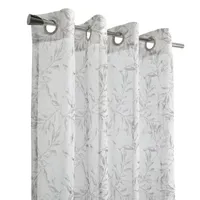 Jenny Light-Filtering Grommet Top Single Curtain Panel