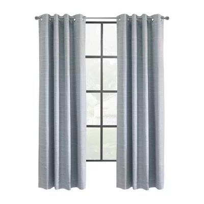 Solstice Grommet Top Energy Saving 100% Blackout Single Curtain Panels