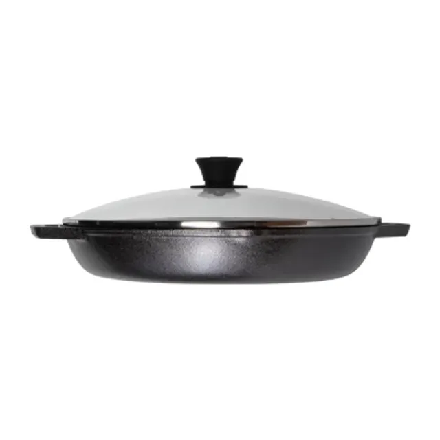 Lodge Cookware Cast Iron 6 Chef Style Double Dutch Oven, Color: Black -  JCPenney