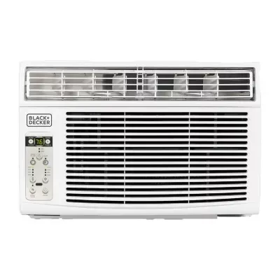 Black+Decker BD08WT6 Window Air Conditioner With Remote  8000 BTU Cools Up To 350Sq Ft Energy Efficient