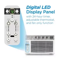 Black+Decker BD08WT6 Window Air Conditioner With Remote  8000 BTU Cools Up To 350Sq Ft Energy Efficient