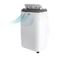 Black+Decker 14000 Btu Portable Air Conditioner With Remote Control White