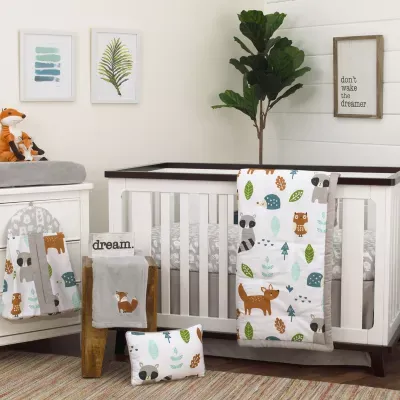 Nojo Woodland Friends 8-pc. Crib Bedding Set