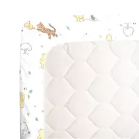 Nojo Classic Pooh Mini Crib Sheet