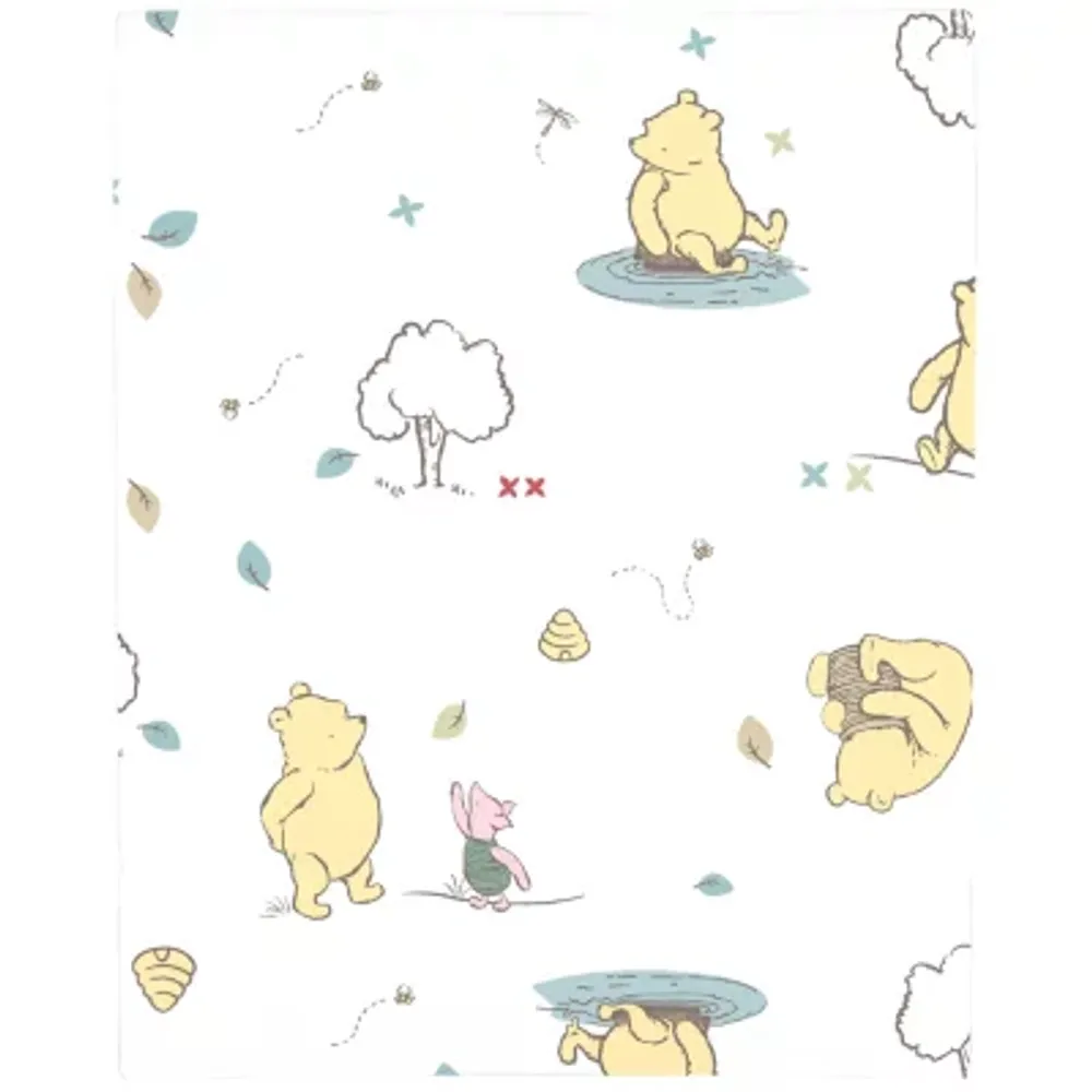 Nojo Classic Pooh Mini Crib Sheet