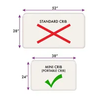 Nojo Classic Pooh Mini Crib Sheet