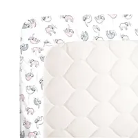 Nojo Super Soft Sloth Crib Sheet