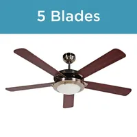 Black+Decker Bcf5211R Ceiling Fan 52 Inch Brown