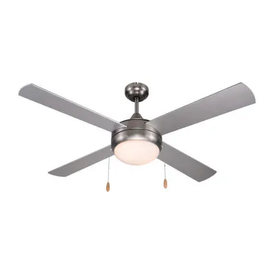 Commercial Cool 52” Modern Ceiling Fan With Lights Cools Up To 350 Sq Ft Featuring 3 Air Flow Speeds With Dual Chain