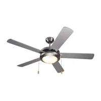 Commercial Cool 52” Modern Ceiling Fan With Lights Cools Up To 350 Sq Ft Featuring 3 Air Flow Speeds With Dual Chain