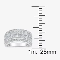 (I / I1) 2 CT. T.W. Lab Grown White Diamond 10K Gold Anniversary Band