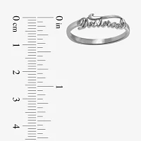 Personalized Script Name Ring