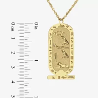 Personalized Hieroglyphic Pendant Necklace