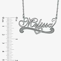 Personalized 14K Yellow Gold Over Sterling Silver Name Necklace