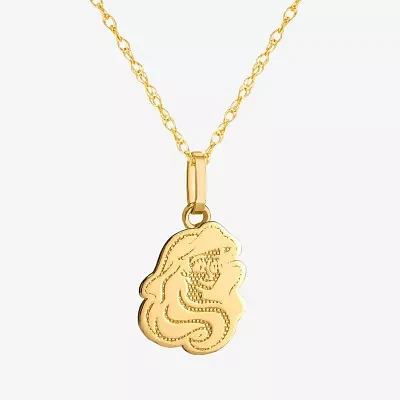 Girls 14K Gold 15 Inch Pendant Necklace