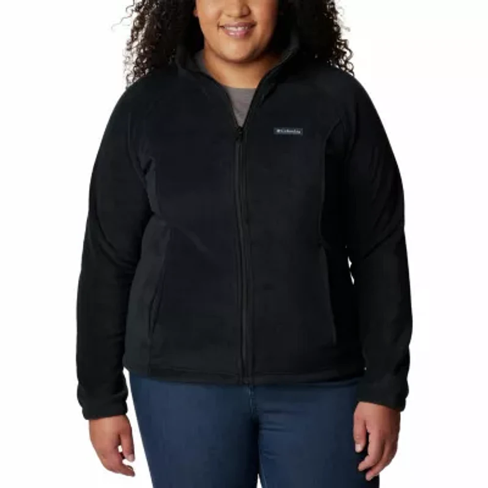 Columbia Benton Springs Womens Plus Fleece Lightweight Jacket