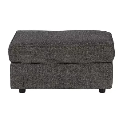 Signature Design by Ashley Cascilla Upholstered Ottoman