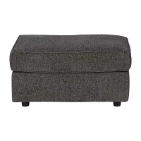 Signature Design by Ashley Cascilla Upholstered Ottoman