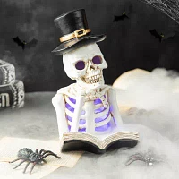 Glitzhome Lighted Resin Halloween Tabletop Decor