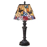 Dale Tiffany™ Butterfly/Peony Table Lamp