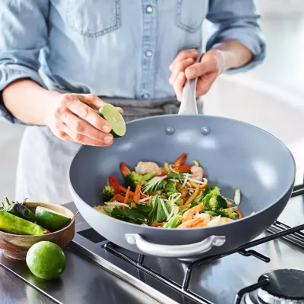 GreenPan Lima Hard Anodized Ceramic Non-Stick 12.5" Open Wok