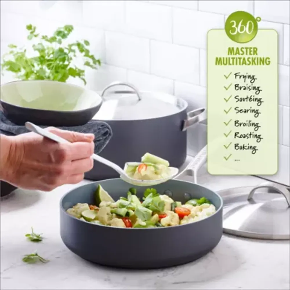 GreenPan Paris Pro Healthy Hard Anodized Ceramic Non-Stick 11-pc. Cookware Set