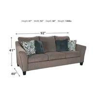 Signature Design by Ashley® Nemoli Curved Slope-Arm Sofa