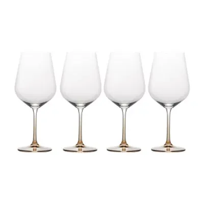 Mikasa Gianna Ombre Amber Red 4-pc. Wine Glass