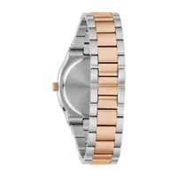 Bulova Classic Womens Two Tone Stainless Steel Bracelet Watch 98p199