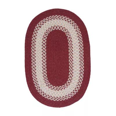 Colonial Mills American Spirit Banded Braided Reversible Indoor Oval Accent Rug