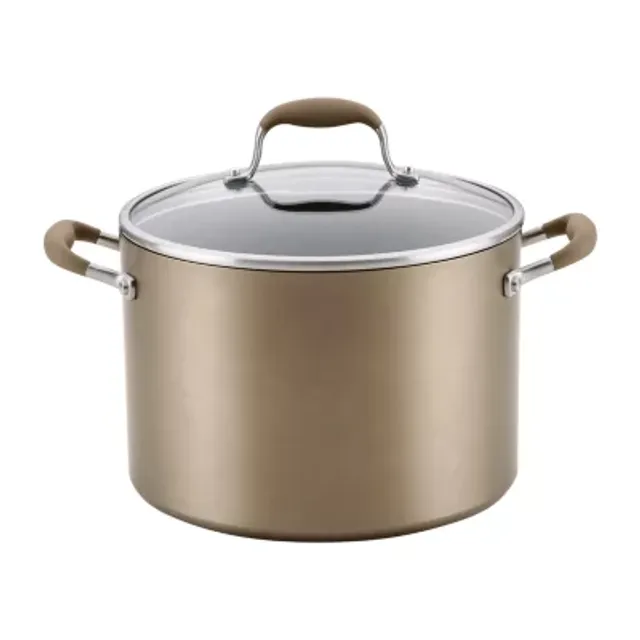 Circulon SteelShield Stainless Steel 7.5-Qt. Stockpot with Lid, Silver