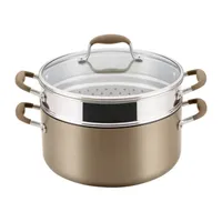 Anolon Advanced Home Hard Anodized Wide Stockpot with Steamer Insert Set