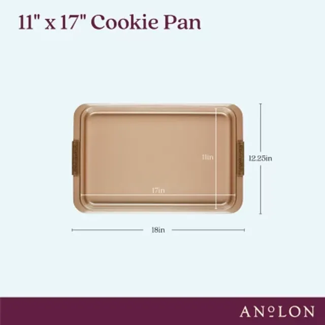 Blue Diamond 2pc. Small And Medium Non-Stick Cookie Sheet, Color: Blue -  JCPenney