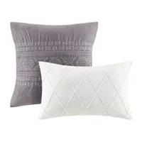 Urban Habitat Bailey 5 Piece Cotton Clip Jacquard Duvet Cover Set