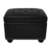 Designs4comfort 5th Avenue Storage Ottoman