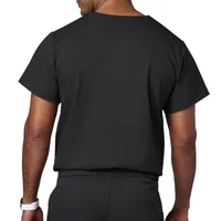 Meta 15202 Mens V Neck Stretch Fabric Short Sleeve Scrub Top