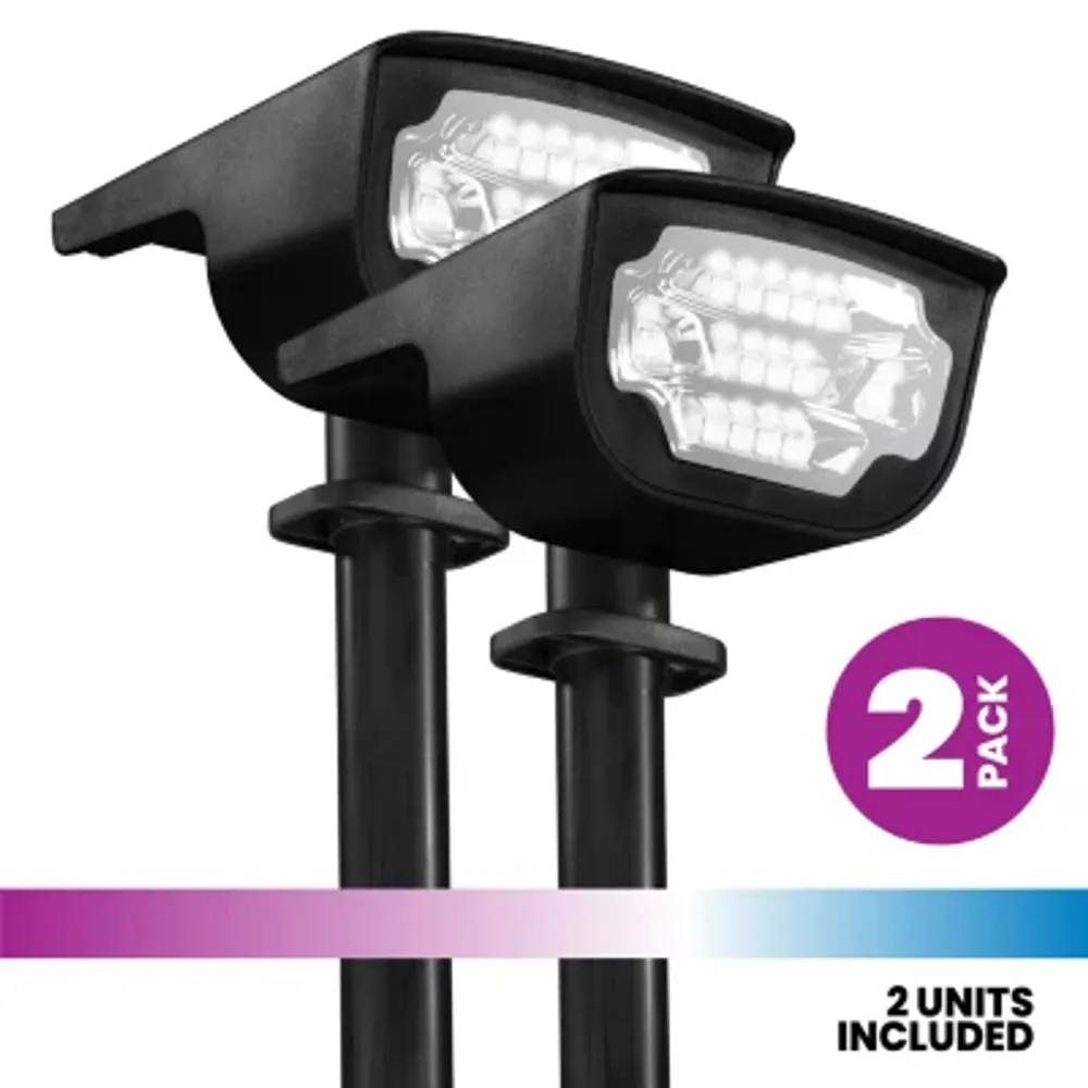 Bell + Howell Bionic Color Burst Solar Powered Landscape Lighting - Set of 2