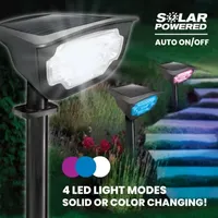 Bell + Howell Bionic Color Burst Solar Powered Landscape Lighting - Set of 2